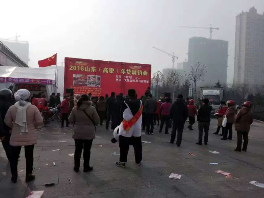 2016中国.高密"年货会"热潮引爆凤城