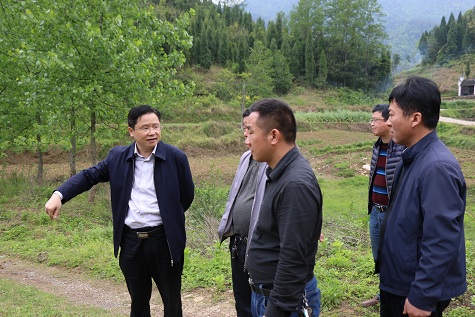 刘新)4月28日,新化县国土资源局20余名党员干部,在局党组书记,局长邹