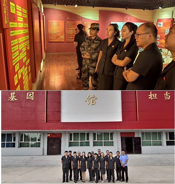 弘扬爱国主义精神 拜城县人民法院组织参观69223部队团史馆
