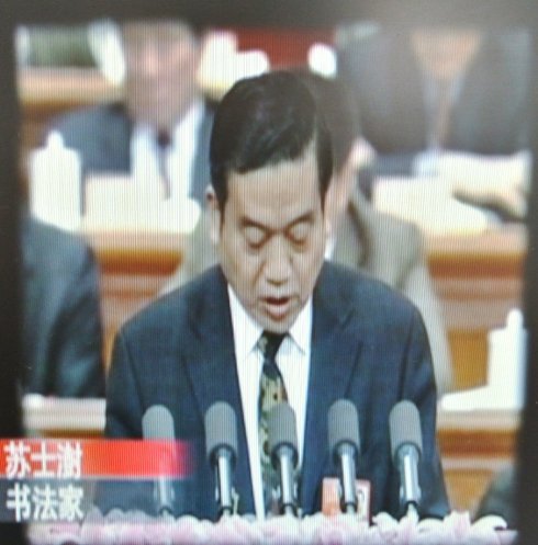 泰山德艺双馨著名书画艺术家 --- 苏士澍主席