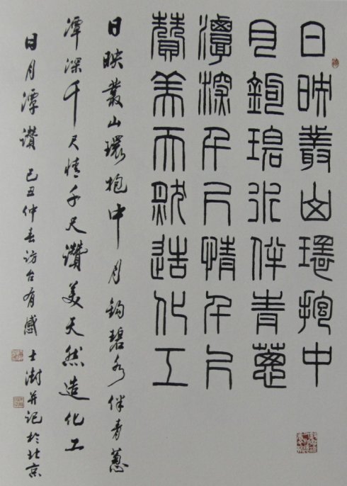 泰山德艺双馨著名书画艺术家 --- 苏士澍主席