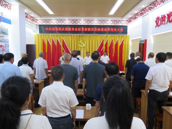 县政协党总支部召开党员大会进行换届选举.JPG