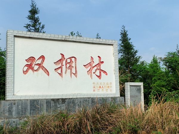 图为  从江县军民共建“双拥林”纪念碑（鲁畅  摄）.jpg